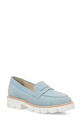 کفش لوفر آبی زنانه جیر Nine West - کد 896701606