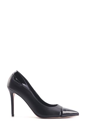 کفش پاشنه بلند کلاسیک مشکی زنانه چرم مصنوعی Nine West - کد 825445470