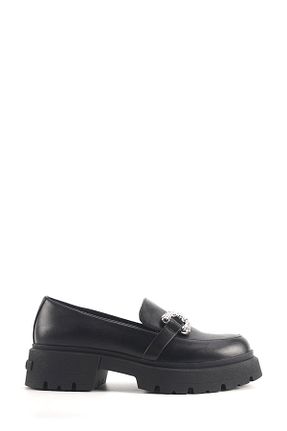 کفش لوفر مشکی زنانه چرم مصنوعی Nine West - کد 858817524