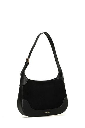 کیف دوشی مشکی زنانه چرم مصنوعی Nine West - کد 873854260
