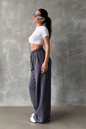 شلوار کرمگن طوسی زنانه Relaxed Madmext - کد 836336642