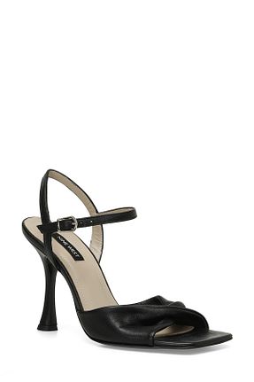 صندل مشکی زنانه پاشنه نازک Nine West - کد 796575192