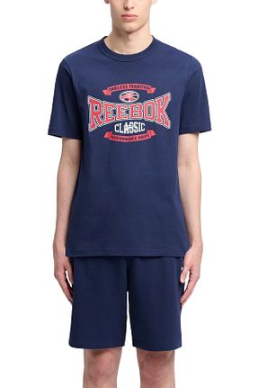 تیشرت سرمه ای مردانه رگولار Reebok - کد 928542664