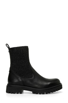 بوت / نیم بوت مشکی زنانه پارچه ای Nine West - کد 843608116