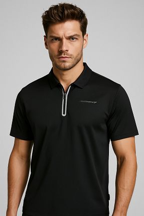تیشرت مشکی مردانه یقه دوچرخه Jack & Jones - کد 927613001