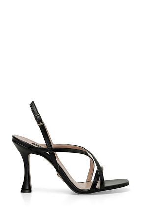 صندل مشکی زنانه پاشنه نازک Nine West - کد 825445513