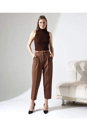 شلوار قهوه ای زنانه بافتنی MetuCA - کد 882756391