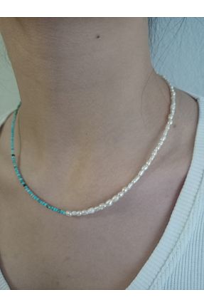گردنبند مروارید آبی مروارید آب شیرین Mudita Tasarım - کد 929951637