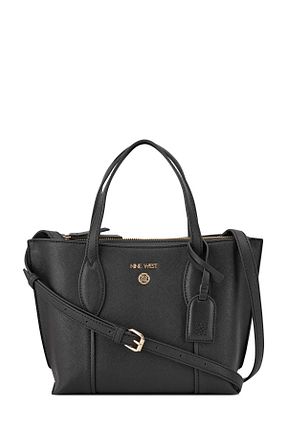 کیف دوشی مشکی زنانه چرم مصنوعی Nine West - کد 904263006