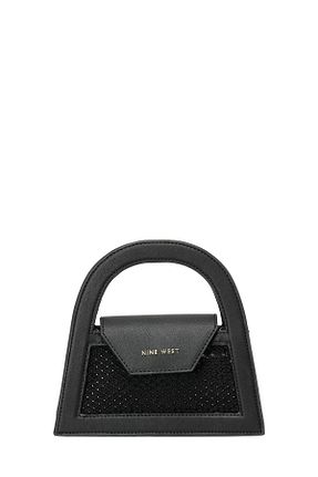 کیف دوشی مشکی زنانه پلی استر Nine West - کد 896701756
