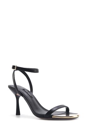 صندل مشکی زنانه پاشنه نازک Nine West - کد 924500696