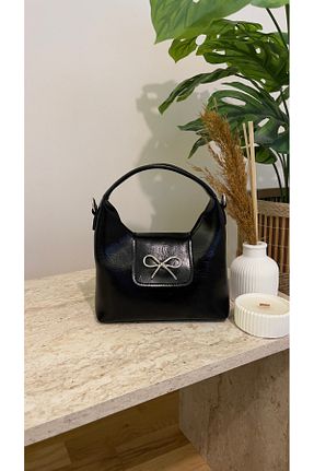 کیف دوشی مشکی زنانه پلی اورتان Hanwomen - کد 929946446