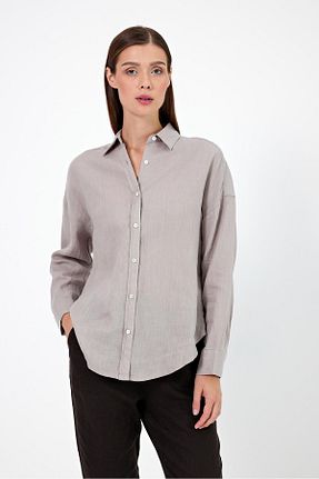 پیراهن طوسی زنانه رگولار VENA - کد 849278363