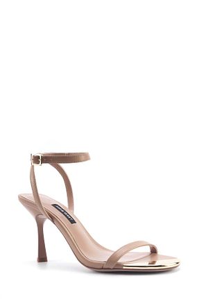 صندل بژ زنانه پاشنه نازک Nine West - کد 924500700