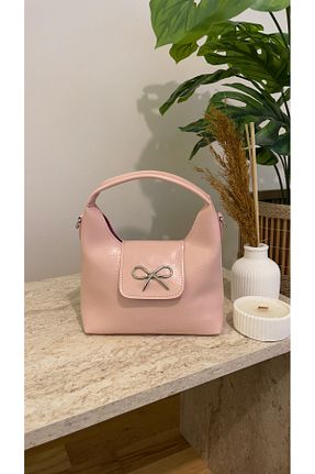 کیف دوشی صورتی زنانه چرم مصنوعی HANWOMEN BAGS - کد 929946204