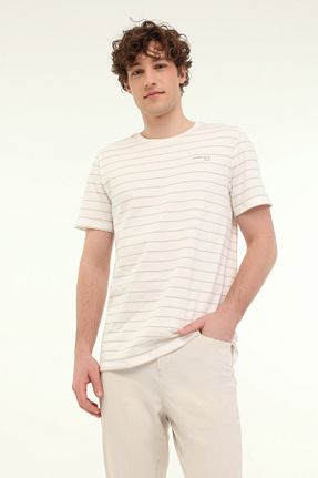 تیشرت سفید مردانه رگولار Lumberjack - کد 897844338