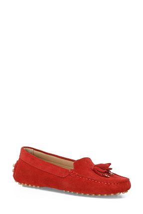کفش لوفر قرمز زنانه جیر Nine West - کد 896701657
