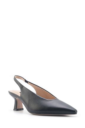 کفش پاشنه بلند کلاسیک مشکی زنانه چرم مصنوعی Nine West - کد 899657900