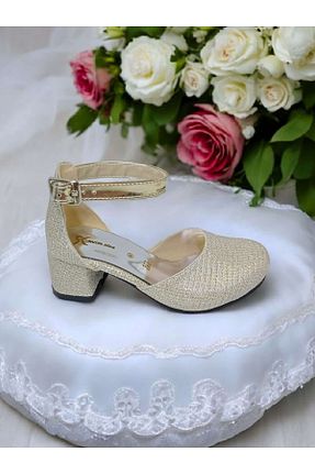 کفش مجلسی زرد بچه گانه پارچه ای pediashoes - کد 905397013