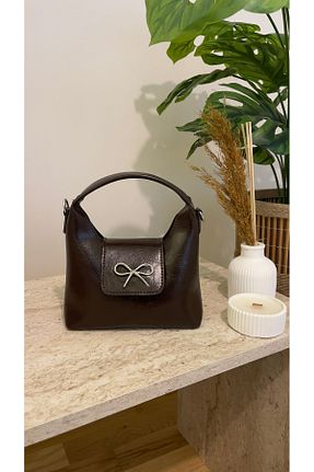 کیف دوشی قهوه ای زنانه پلی اورتان Hanwomen - کد 929946319