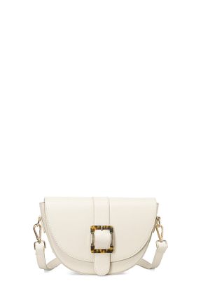 کیف دوشی بژ زنانه چرم مصنوعی Nine West - کد 896701815