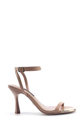 صندل بژ زنانه پاشنه نازک Nine West - کد 924500700