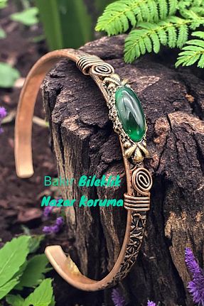 دستبند جواهر سبز زنانه سنگ طبیعی NBS Beautiful Naturel Stones - کد 929947426