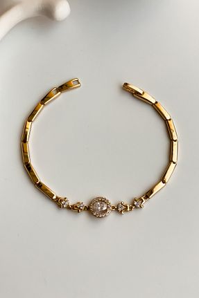 دستبند استیل (فولاد) زرد زنانه استیل ضد زنگ Radino Collection - کد 929961289