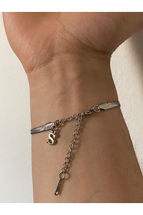 دستبند استیل (فولاد) متالیک زنانه استیل (فولاد) bijoux uniques - کد 906211112