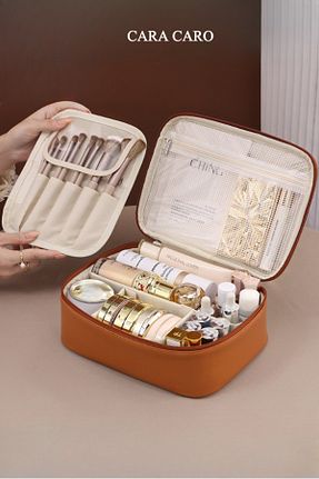 کیف آرایش قهوه ای CARA CARO - کد 929839637