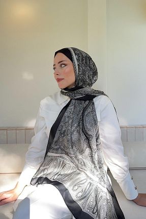 شال مشکی زنانه پلی استر ARMANDA - کد 874200845