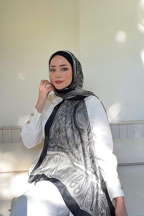 شال مشکی زنانه پلی استر ARMANDA - کد 874200845