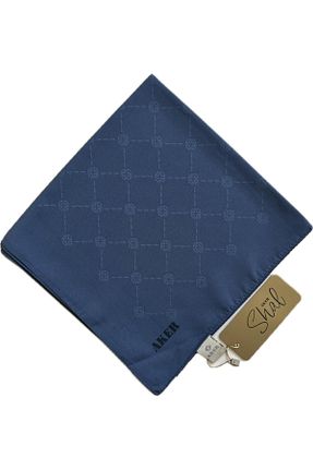 روسری بنفش کرپ ساتن ابریشم Aker - کد 820705291