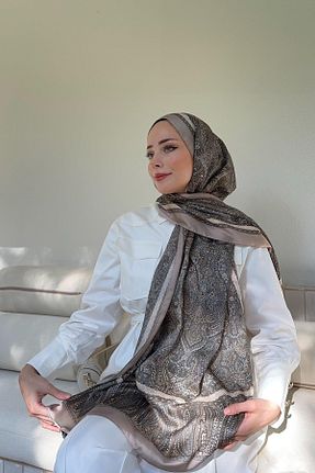 شال طوسی زنانه پلی استر ARMANDA - کد 874200667