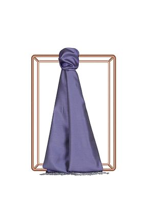 شال بنفش زنانه ابریشم ipekevi - کد 810877093