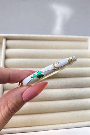 دستبند استیل (فولاد) سفید زنانه روکش طلا Diamara Designs - کد 930027480