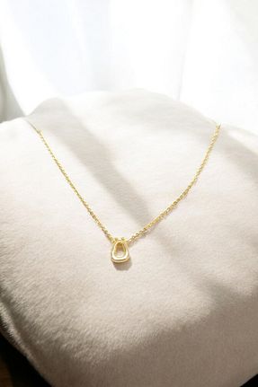 گردنبند استیل ( فولاد ) طلائی زنانه استیل (فولاد) Atolyezone - کد 929989033