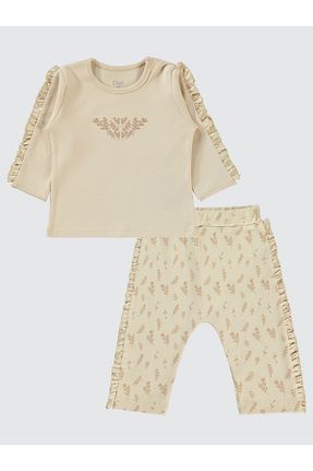 ست نوزادی بژ بچه گانه پنبه ای Civil Baby - کد 930004070