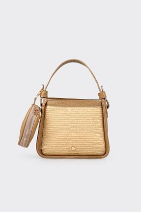 کیف دستی قهوه ای زنانه پارچه ای Elle - کد 930003861