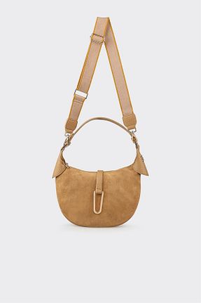 کیف دوشی قهوه ای زنانه پارچه ای Elle - کد 930003856