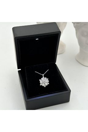گردنبند نقره سفید زنانه 925 عیار LOTUS JW - کد 930008084