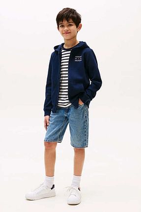 سوئیشرت سرمه ای بچه گانه ساده Tommy Hilfiger - کد 930062594