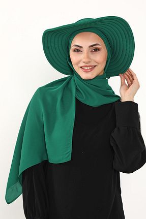 شال سبز زنانه Aisha