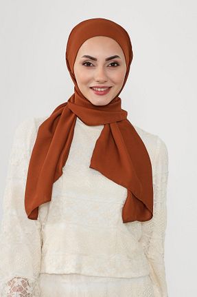 شال نارنجی زنانه Aisha