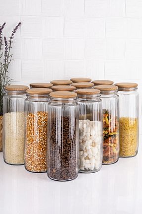 ظرف نگهداری قهوه ای شیشه Mutfak Köşesi - کد 930029662