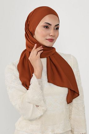 شال نارنجی زنانه Aisha