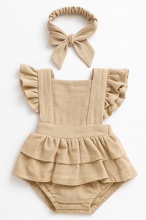 لباس بژ بچه گانه بافتنی nurbeli - کد 930076939