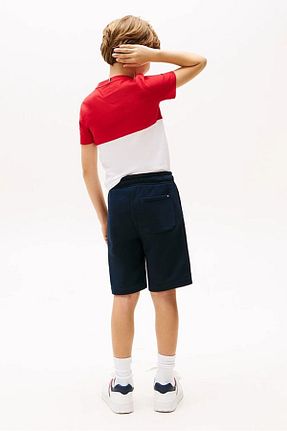 ست بالاتنه و پائین تنه قرمز بچه گانه پنبه ای Tommy Hilfiger - کد 930071017
