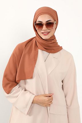 شال قهوه ای زنانه Aisha