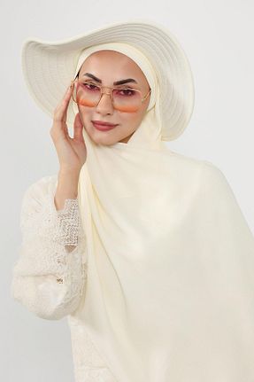 شال بژ زنانه Aisha